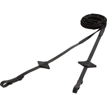 Webteugels 19mm stops Zwart/Zilver - Full | Teugels paard