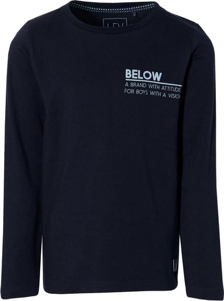 Levv boys - Shirt Kadir - Dark Blue - maat 152