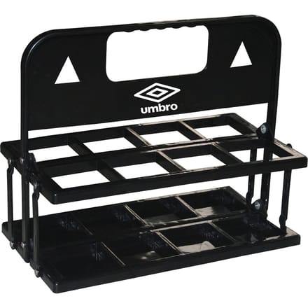 Umbro Logo 8 flessen waterflesdrager (Zwart)