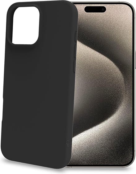Celly CROMO1081BK mobiele telefoon behuizingen geschikt voor iPhone 16 Pro Max Hoes Zwart