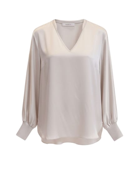 Herzen's Angelegenheit Bluse- Eva Blouses Beige 25263-6101