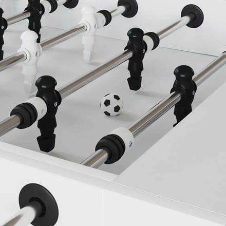 vidaXL - Tafel - Voetballen - 12 - st - Wit - 3,6 - x - 3,6 - cm - Polypropyleen