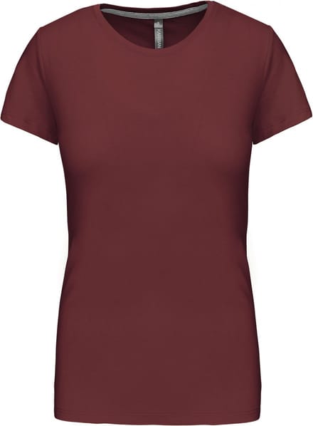 Kariban Dames t-shirt ronde hals korte mouwen K380 - Wine - XL