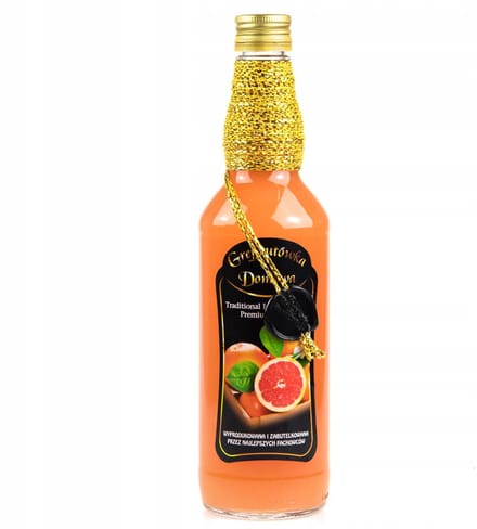 Decoratieve Monopol Fles 500ml - Grapefruit