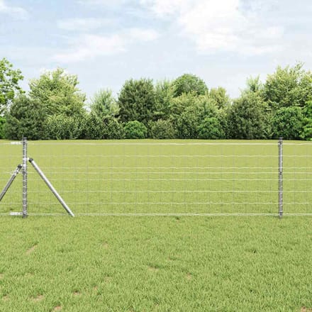 vidaXL - Euro - Hek - 0,4 - x - 50 - m - PVC-gelaagd - ijzer
