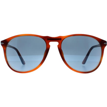 PERSOL Zonnebril 9649 96/56 Terrië Di Siena Schildpad Blauw