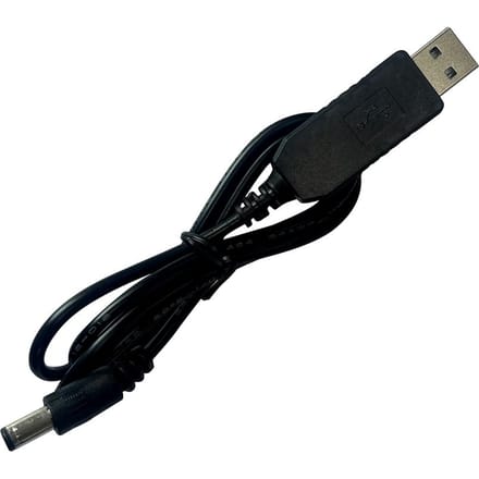 3,3ft USB-oplaadkabel Draadsnoer Vervanging voor Visaas Boot Batterij Oplaadkabel zwart