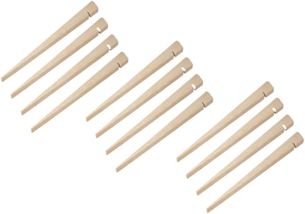 Proplus Tentharing - 12x - hout - 40 cm - tentpennen/zandharing - robuust - extra stevig