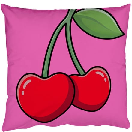 Sierkussens - Kussentjes Woonkamer - 60x60 cm - Kers - Roze - Fruit