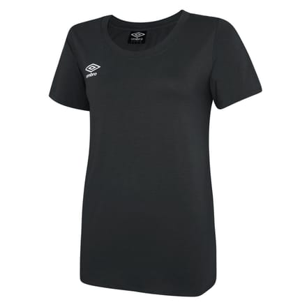 Umbro Dames/Dames Club Vrijetijds-T-shirt (Zwart/Wit)