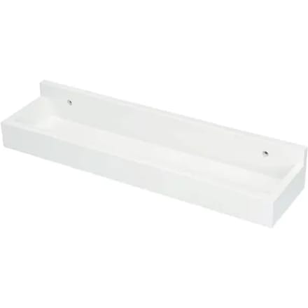 Duraline Foto Wandplank Wit Lak 6x40x10cm