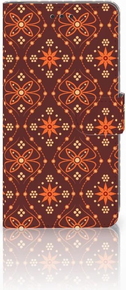 Apple iPhone Xs Max Telefoon Hoesje Batik Brown