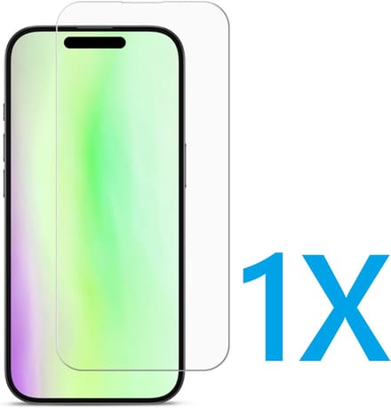 Glasplaatje Geschikt voor: Apple iPhone 17 Pro Max - 1x Screenprotector - screen protector - glas - bescherm - beschermglas