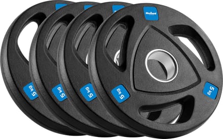 Rebel Active Serie - Olympisch Gewichtsset - 4x5 kg - Gietijzer - Met Rubberen Coating