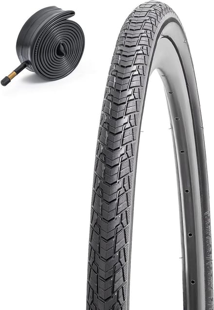 Fietsband 700x35C Inclusief Binnenband met Schrader Ventiel 48mm