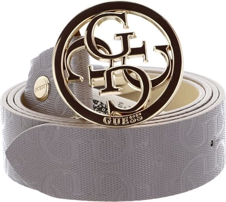 GUESS Riem Caddie Adjustable Belt W85 Taupe Lichtgrijs