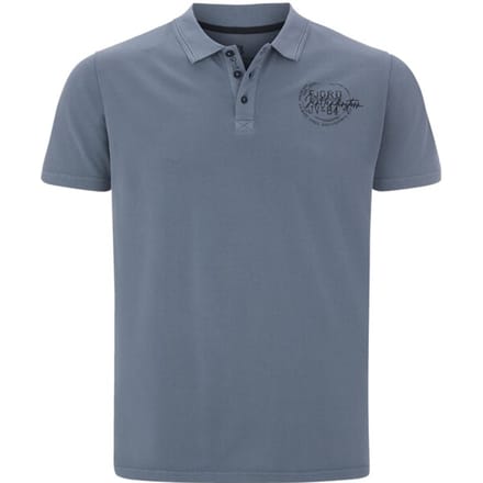 Jan Vanderstorm herren Poloshirt - 60/62 - blauw - Plus Size
