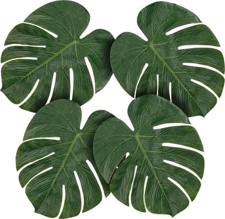 Boland - Set 4 palmbladeren - Tropisch - Hawaii - Themafeest - Decoratie