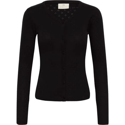 Damesvest KAFFE KAViba Pointelle