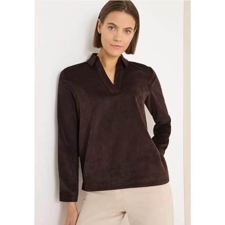 Zachte corduroy blouse