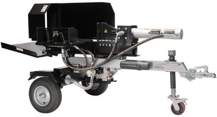 Houtklover 22 ton met benzinemotor horizontaal