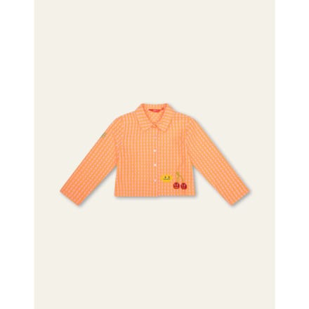 Oilily Bizz Blouse- maat128/8yr Oranje Crush
