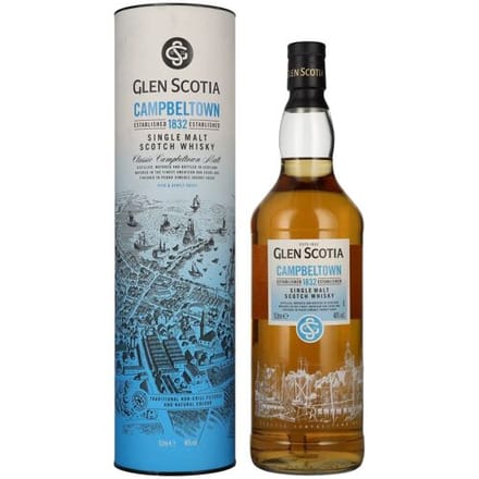 Glen Scotia Campbeltown 1832 Single Malt 46% Vol. 1l in geschenkverpakking
