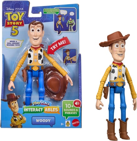 Mattel Toy Story actiefiguur Woody interactief 18 cm filmzinnen speelgoed.