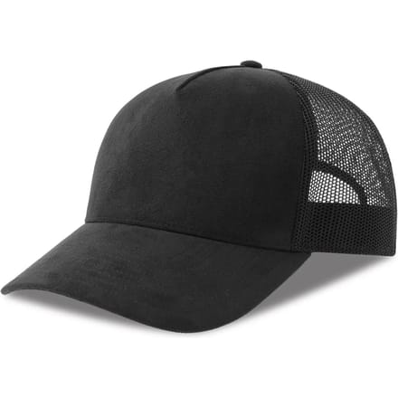Atlantis Headwear Rapper Suede-S Cap AT536 - Black - One size