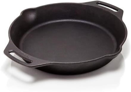 Gietijzeren Vuurpan 30 cm met 2 Handgrepen voor Traditioneel Koken