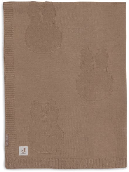 Jollein ledikantdeken Nijntje biscuit Light Sand Brown unisex