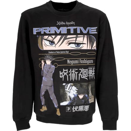 Fushiguro herenhoodie met ronde hals