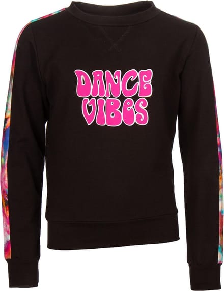 Papillon Sweatshirt Crew Neck Meisjes Katoen Zwart Maat 116
