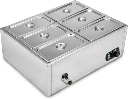 Happyment Buffetwarmer PRO - Buffetwarmer Electrisch - Chafing Dish - Warmhoudbakken - 6 Delig