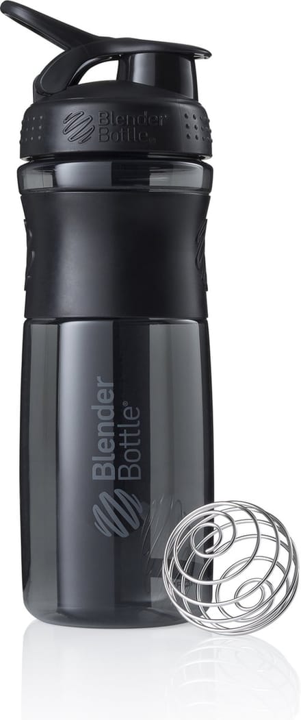BlenderBottle™ SPORTMIXER Big Zwart/Zwart met oog - Eiwitshaker / Bidon / Shakebeker  - 820 ml