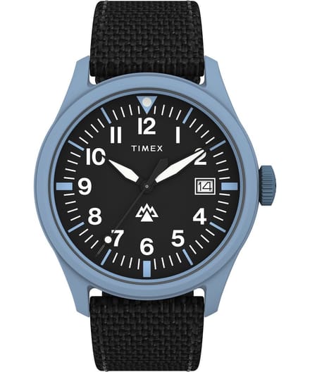 Timex Traprock TW2W34300 Horloge - Textiel - Zwart - Ø 43 mm