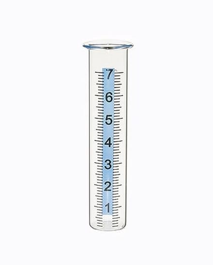Regenmeter 7 inch voor tuin en terras met groot lettertype en duidelijke schaal