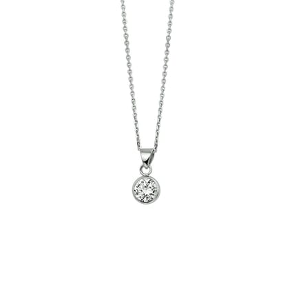 Collier zirkonia 41 + 4 cm