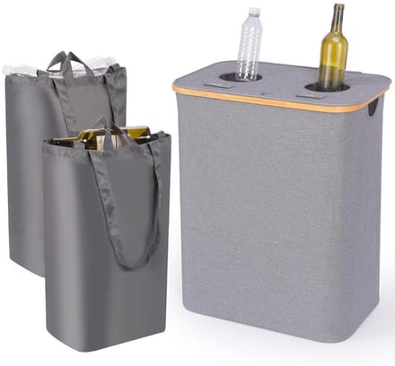 Thuys – Statiegeld Container – Container – Vuilnisbak – 2 liter – 69 x 37 x 69cm – Grijs