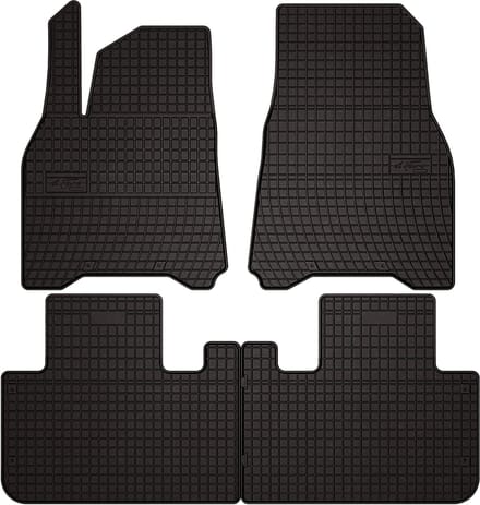 Wielganizator SolidPRO Serie - Rubberen Automatten - Tesla Model Y - Zwarte Kleur - Perfecte Pasvorm