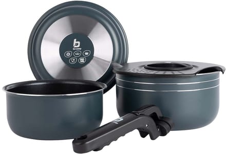Bo-Camp - Pannenset - Trekking - 5-Delig - Aluminium