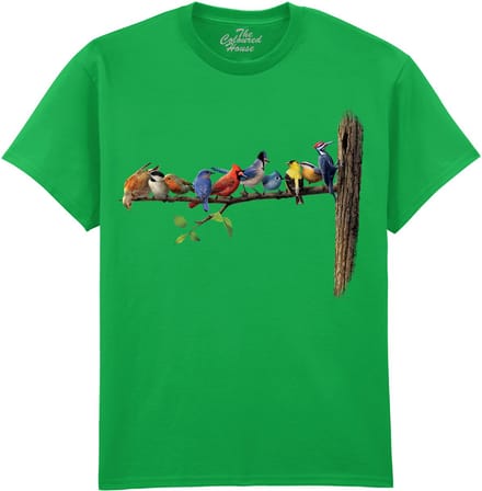 Vogels Birds The Coloured House T-shirt S