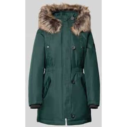 Regular fit parka met labelpatch, model 'IRIS'