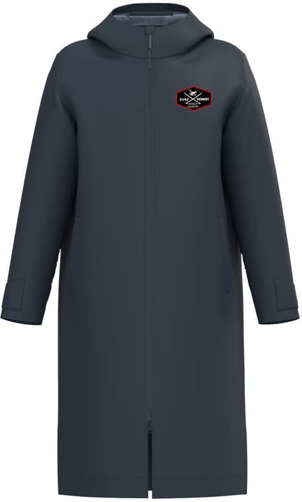 Winter surfponcho - Waterdicht - Volwassenen (Blauw S-M)