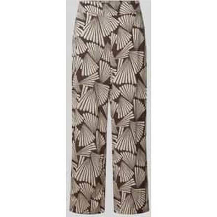 Wide leg broek met Franse steekzakken