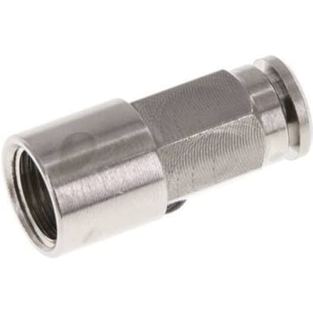 5mm x G1/8'' Messing Insteekfitting Binnendraad NBR [2 Stuks]