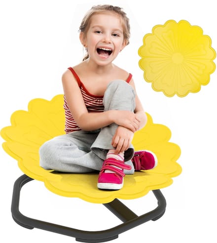 AIYAPLAY-Kinderdraaistoel-54x50x29cm-PP-Geel