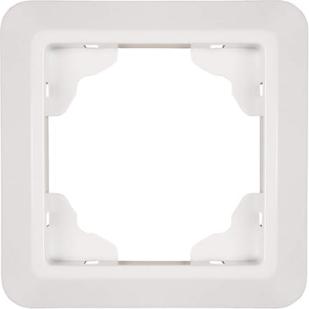 1-voudig afdekraam wit gepolijst voor stopcontact en schakelaar modern design