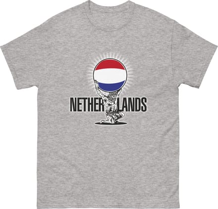 EK Voetbal 2024 T-shirt - Sportgrijs, 3XL