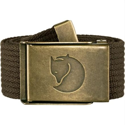 Fjallraven Canvas Brass Belt 4 cm Kledingriem - Dark Olive